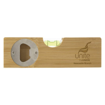 Bottle Opener with Spirit Level
