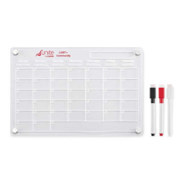 Magnetic Acrylic Monthly Planner A4