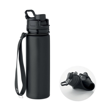 Foldable Silicone Sports Bottle 500ml