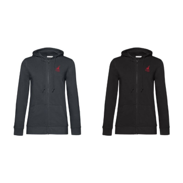 Ladies Zipped Hoodie