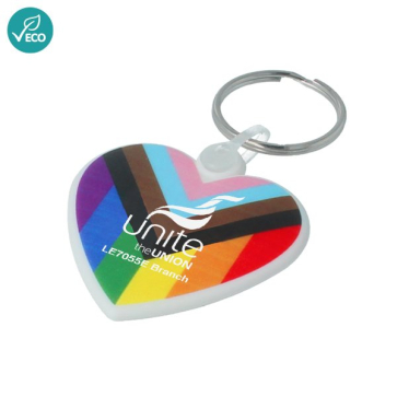 Heart Shaped Keyring (Personalised)