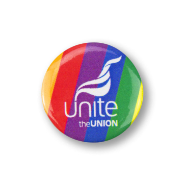 LGBT 25mm Tin Badge