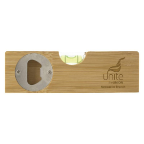 Bottle Opener with Spirit Level