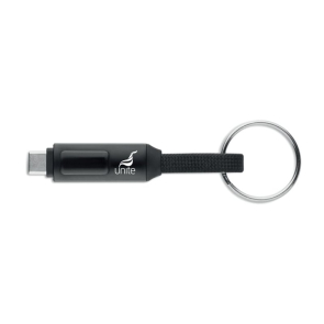 60W Charging and Data Cable with Keyring