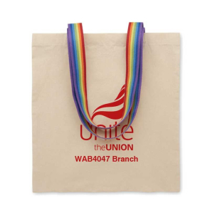 Shopping Bag with Rainbow Handles 6.3L