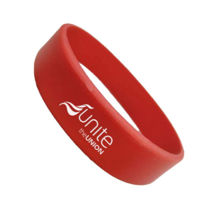 Pantone Matched Silicon Wristband with NFC