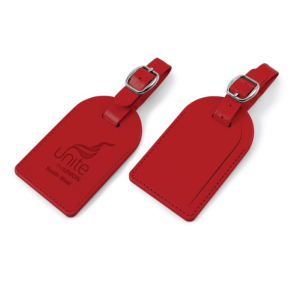 PU Leather Luggage Tag with NFC