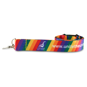 LGBT Rainbow 20mm Lanyard
