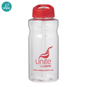  H2O Active® Big Base 1 Litre Spout Lid Sport Bottle (Personalised)