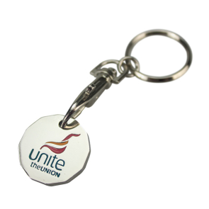 NEW SHAPE Trolley Coin Keyring