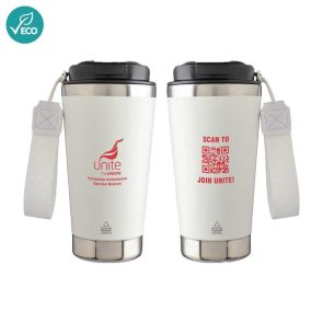 Double-Walled Recycled Steel Travel Mug 500ml