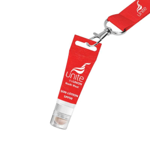 Sun Lotion SPF50 (20ml) & Lip Balm SPF20 with Lanyard Cut-Out